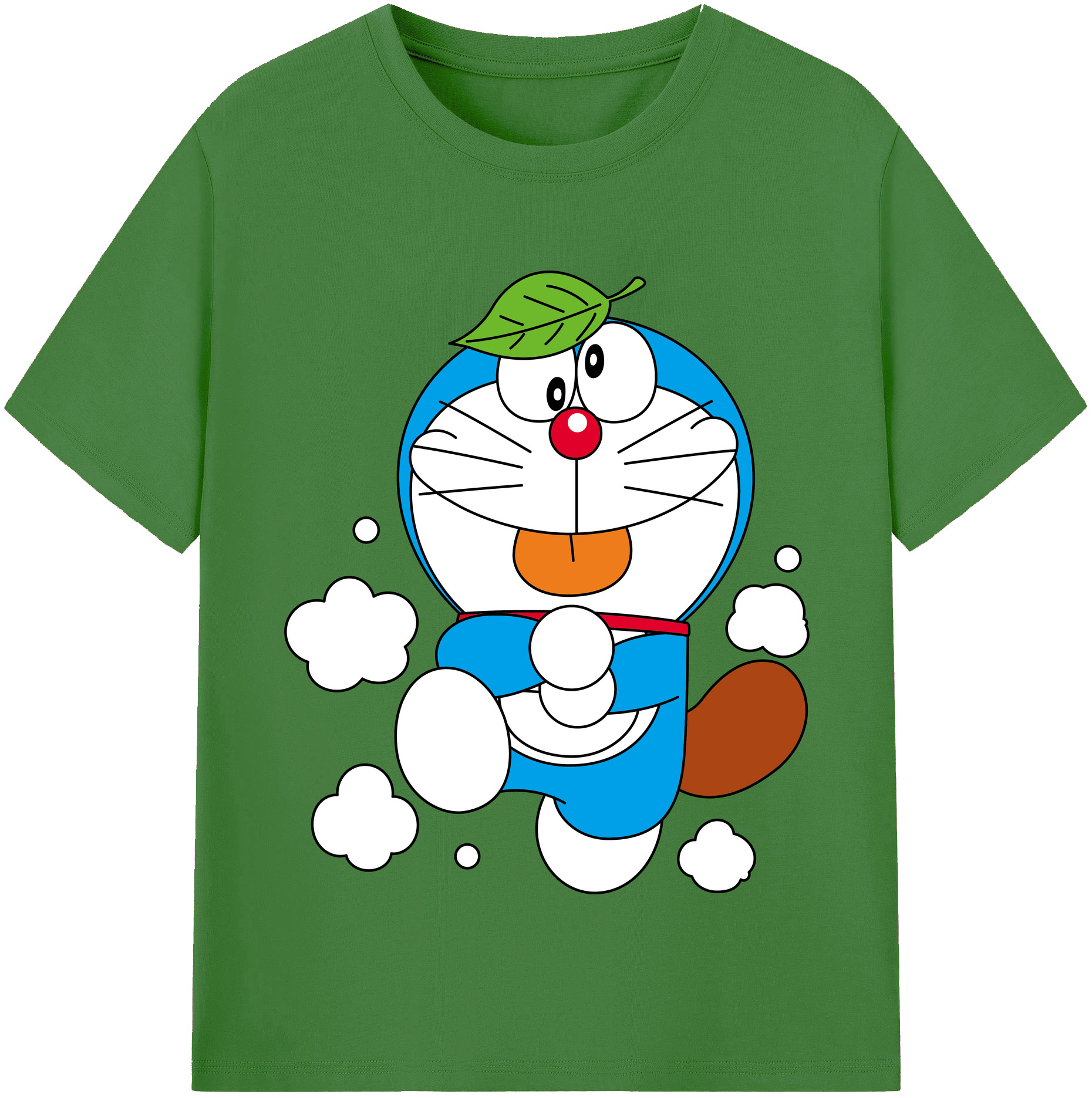 （画像用） ドラえもん Doraemon レディースカジュアルプリントTシャツ（綿100％）
